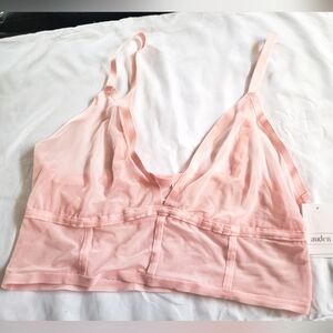 Auden Women's Pink Mesh Bralette